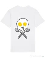 Tricou STANLEY STELLA barbat Eggskull Alb