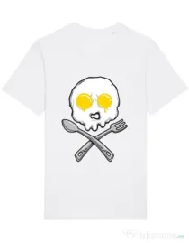 Tricou STANLEY STELLA barbat Eggskull Alb