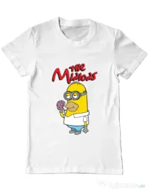 Tricou ADLER barbat The Minions Alb