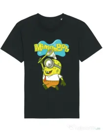 Tricou STANLEY STELLA barbat MinionBob Negru