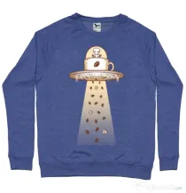 Bluza ADLER barbat Alien Coffee Invasion Albastru melanj