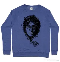 Bluza ADLER barbat Imagine Cassette Albastru melanj