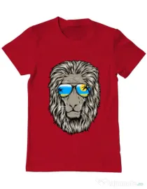 Tricou ADLER barbat King of Summer Rosu