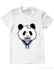Tricou ADLER barbat Panda Sailor Alb