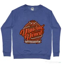 Bluza ADLER barbat Drawing Pencil Albastru melanj