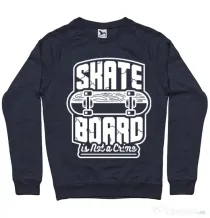 Bluza ADLER barbat Skate Board Denim inchis
