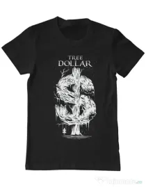 Tricou ADLER barbat Tree Dollar Negru