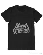 Tricou ADLER barbat Stand Your Ground Negru