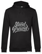 Hoodie barbat cu gluga Stand Your Ground Negru