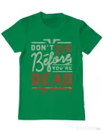Tricou ADLER barbat Dont die Verde mediu