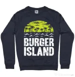 Bluza ADLER barbat Burger island Denim inchis