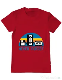 Tricou ADLER barbat Never forget Rosu