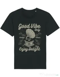Tricou STANLEY STELLA barbat Good Vibe Only Negru