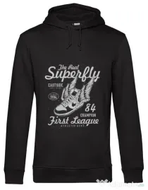 Hoodie barbat cu gluga Superfly Negru