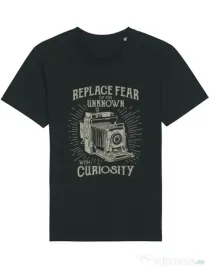 Tricou STANLEY STELLA barbat Replace Fear Negru