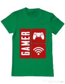 Tricou ADLER barbat Gamer Verde mediu