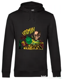 Hoodie barbat cu gluga Hooman Negru