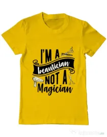 Tricou ADLER barbat Beautician Galben