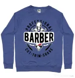 Bluza ADLER barbat Professional barber Albastru melanj