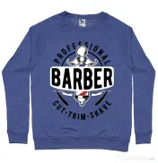 Bluza ADLER barbat Professional barber Albastru melanj 