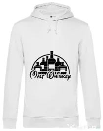 Hoodie barbat cu gluga Whiskey Alb