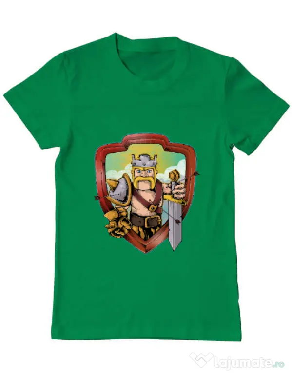 Tricou ADLER barbat The Barbarian Verde mediu