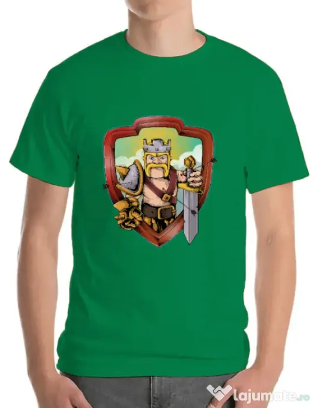 Tricou ADLER barbat The Barbarian Verde mediu