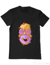 Tricou ADLER barbat Homer Donut Negru