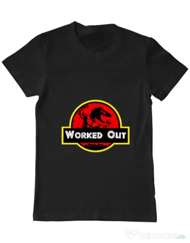 Tricou ADLER barbat Worked Out Negru