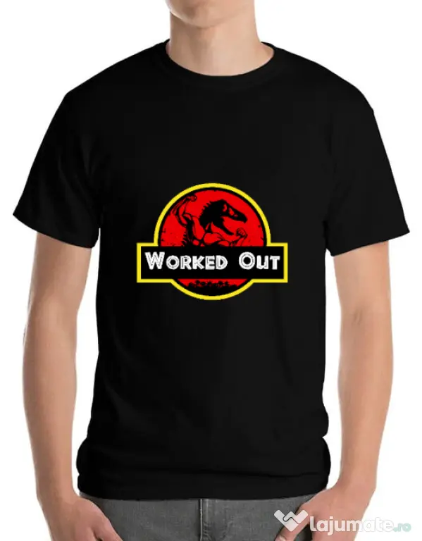 Tricou ADLER barbat Worked Out Negru