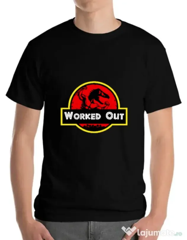 Tricou ADLER barbat Worked Out Negru