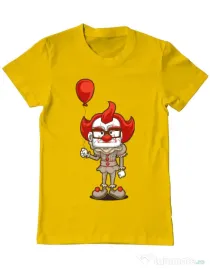 Tricou ADLER barbat NICE CLOWN Galben