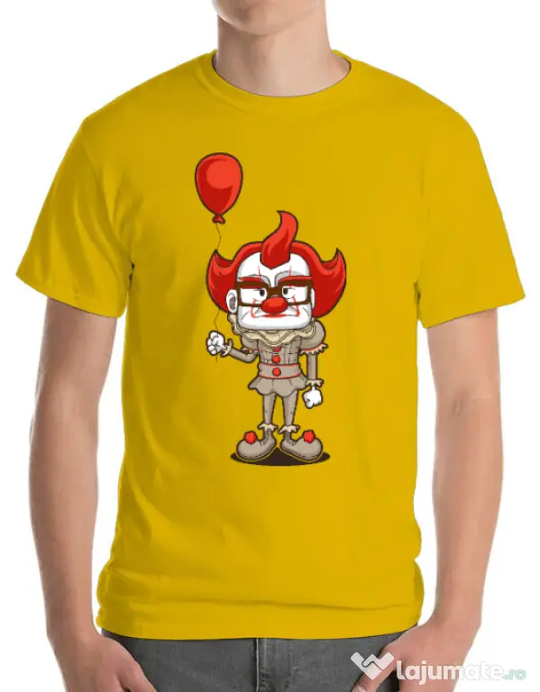 Tricou ADLER barbat NICE CLOWN Galben