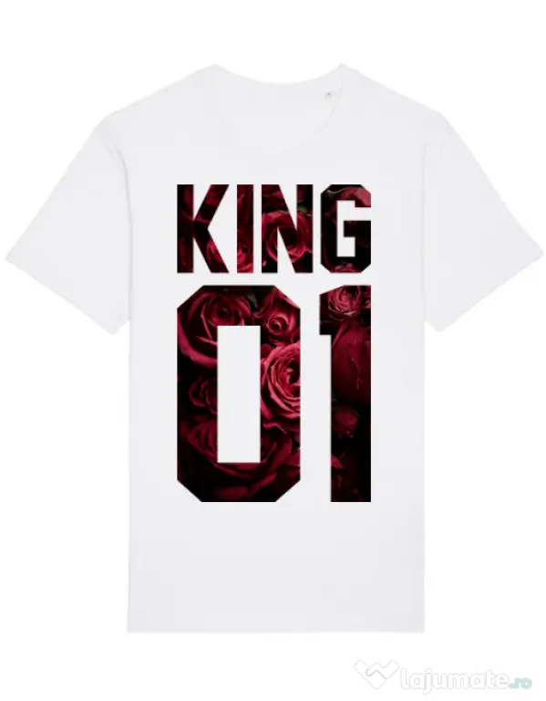 Tricou STANLEY STELLA barbat Flower king Alb