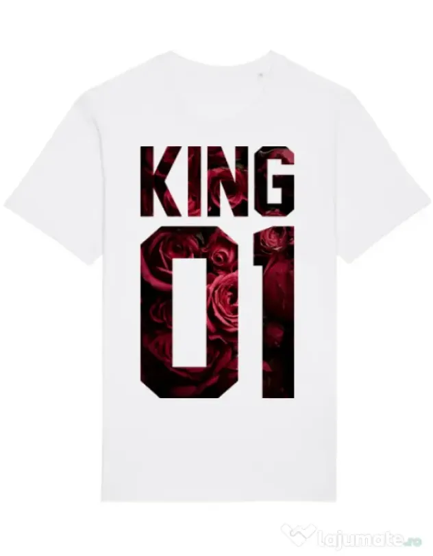 Tricou STANLEY STELLA barbat Flower king Alb