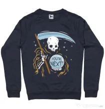 Bluza ADLER barbat You re next Denim inchis