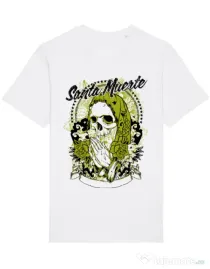 Tricou STANLEY STELLA barbat Holy death Alb