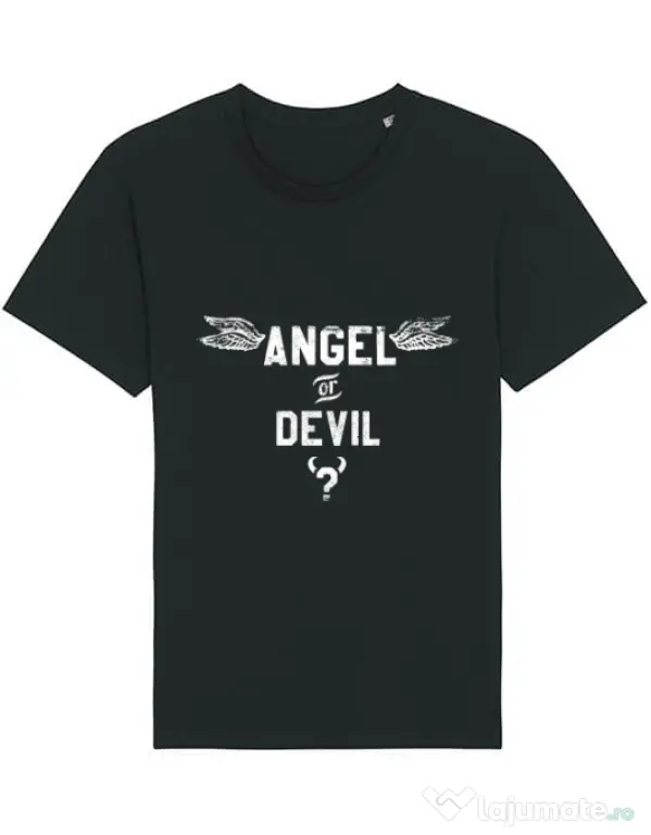 Tricou STANLEY STELLA barbat Angel or devil Negru