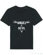 Tricou STANLEY STELLA barbat Angel or devil Negru