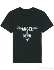 Tricou STANLEY STELLA barbat Angel or devil Negru