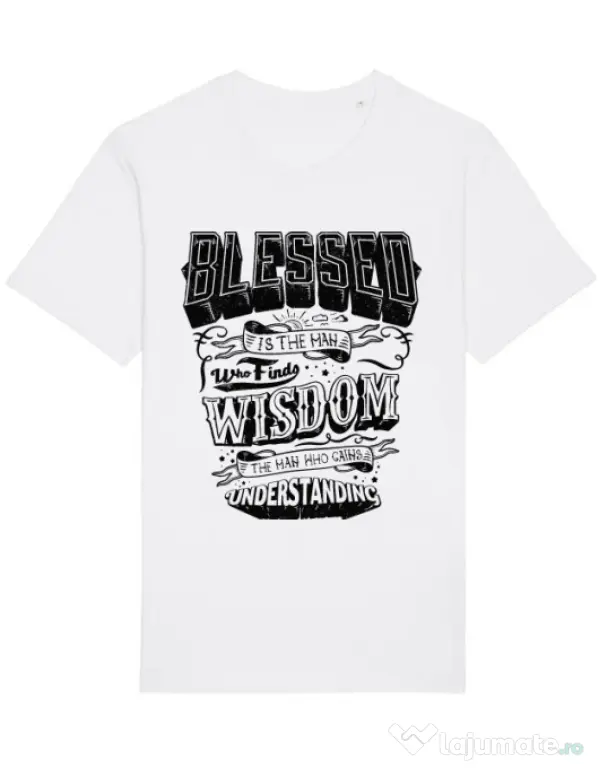 Tricou STANLEY STELLA barbat Blessed Alb