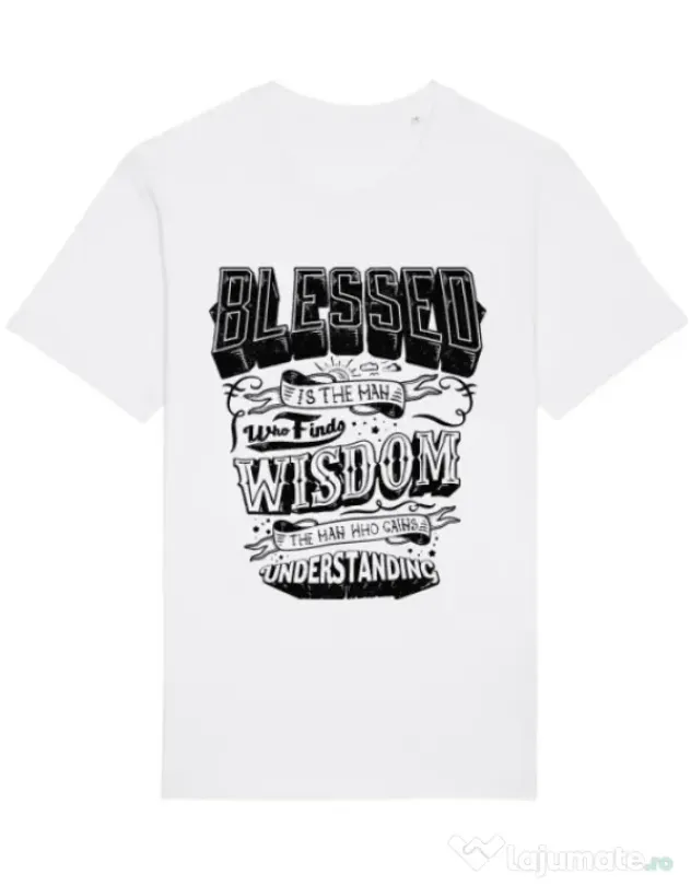 Tricou STANLEY STELLA barbat Blessed Alb