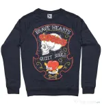 Bluza ADLER barbat Brave hearts Denim inchis