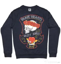 Bluza ADLER barbat Brave hearts Denim inchis