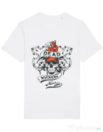 Tricou STANLEY STELLA barbat Dead rockers Alb