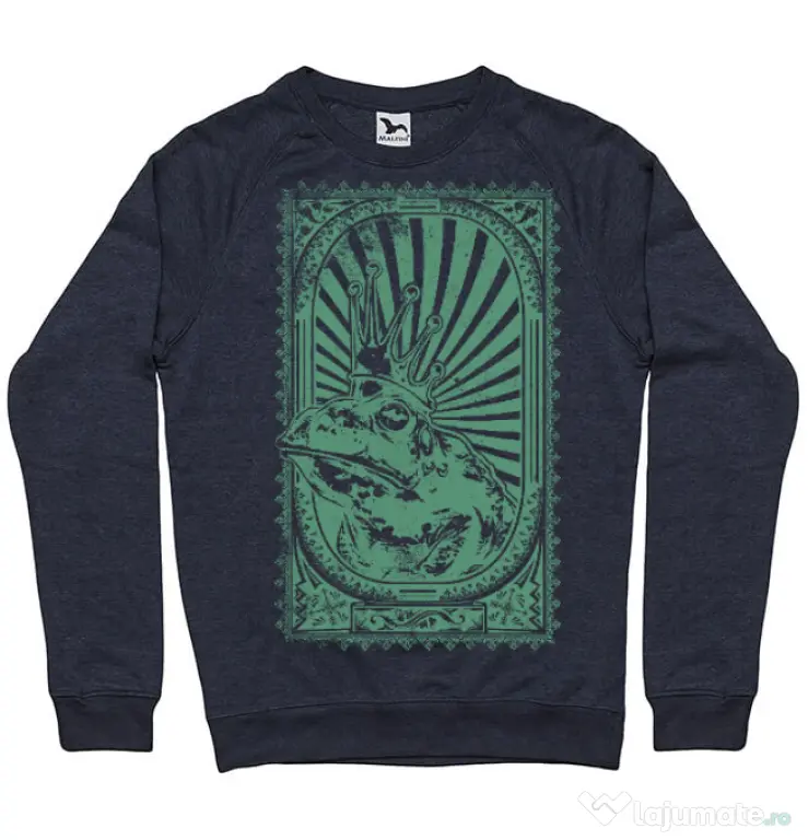 Bluza ADLER barbat Frog king Denim inchis