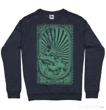 Bluza ADLER barbat Frog king Denim inchis