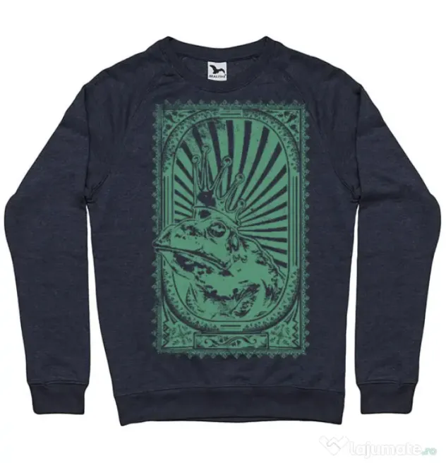 Bluza ADLER barbat Frog king Denim inchis