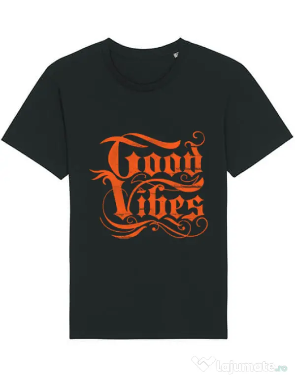 Tricou STANLEY STELLA barbat Good vibes Negru