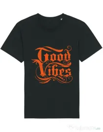 Tricou STANLEY STELLA barbat Good vibes Negru